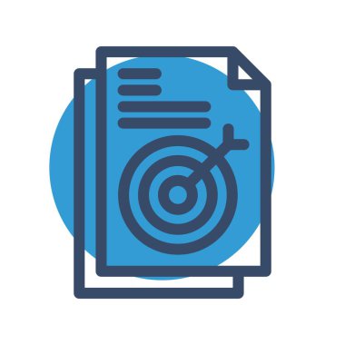 Vektör belgesi Simge illüstrasyonu