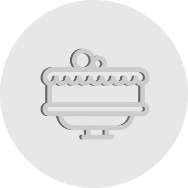 Gıda simgesinin vektör illüstrasyonu