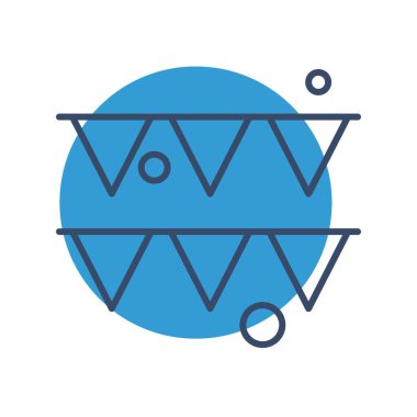 özet vektör illüstrasyon simgesi