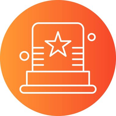 özet vektör illüstrasyon simgesi