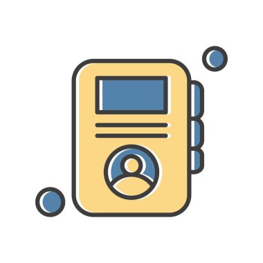 özet vektör illüstrasyon simgesi