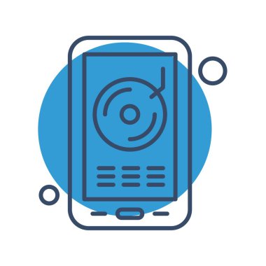 özet vektör illüstrasyon simgesi