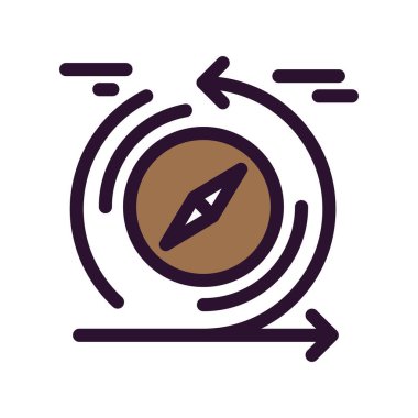 Vektör gps Simge illüstrasyonu