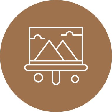 özet vektör ilüzyon simgesi