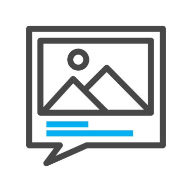 Vektör galerisi simgesi illüstrasyonu