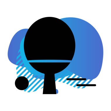 vektör tablosu tenis simgesi