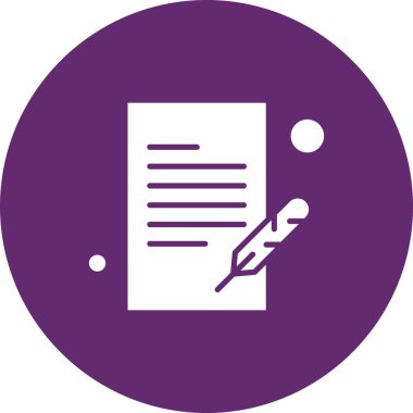 Vektör belgesi Simge illüstrasyonu