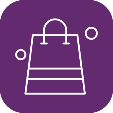 çanta simgesi vektör illüstrasyonu