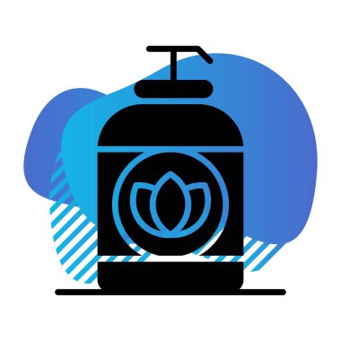 Vektör nemlendirici simgesi çizimi