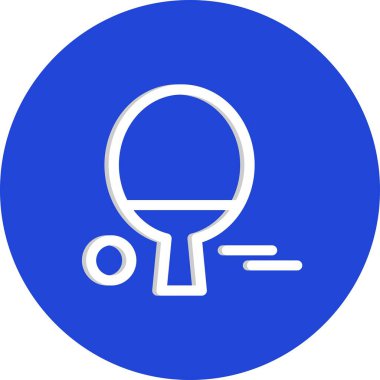 vektör tablosu tenis simgesi