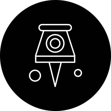 özet vektör illüstrasyon simgesi