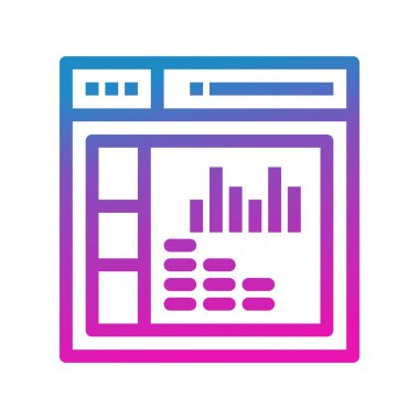 websitesi simgesi vektör illüstrasyonu