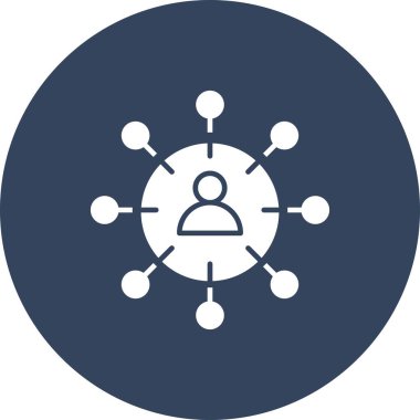 özet vektör illüstrasyon simgesi