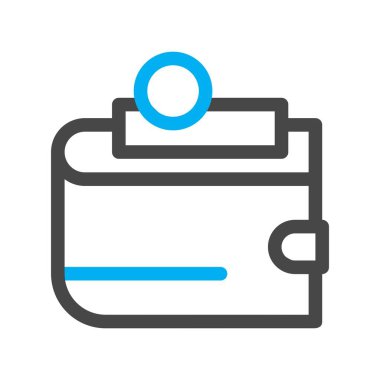 cüzdan ikonu vektör illüstrasyonu