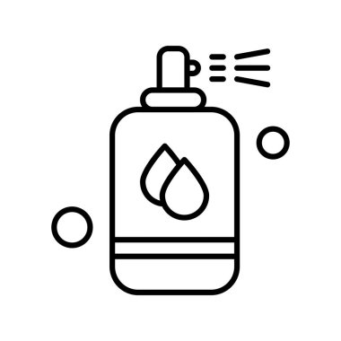 vektör dezenfektan spreyi ico