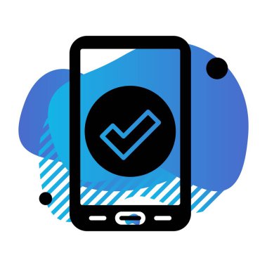 özet vektör illüstrasyon simgesi