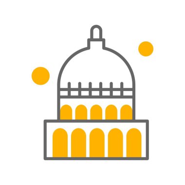 vektör Beyaz Saray ico