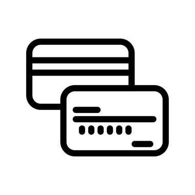 vektör ATM kart Ico