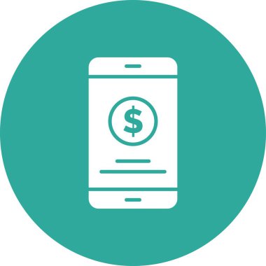 Vektör Mobil simge illüstrasyonu