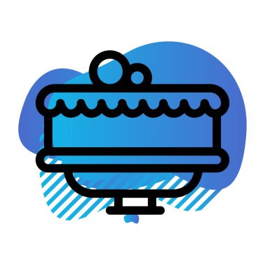 Gıda vektörü illüstrasyon simgesi