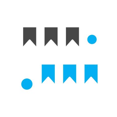 özet vektör illüstrasyon simgesi