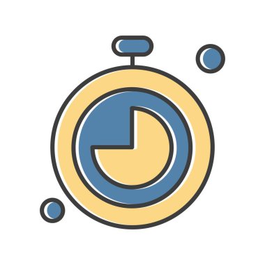 vektör kronometre simgesi illüstrasyonu