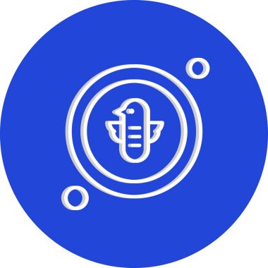 özet vektör illüstrasyon simgesi