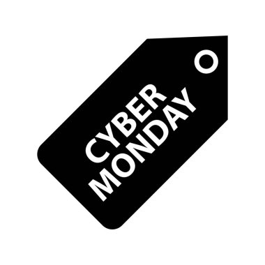 vektör siber pazartesi simgesi