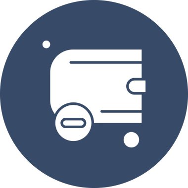 cüzdan ikonu vektör illüstrasyonu