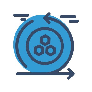  vektör yeniden yükleme simgesi illüstrasyonu