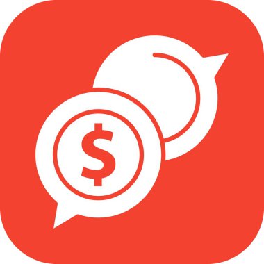 Dolar simgesi vektör illüstrasyonu