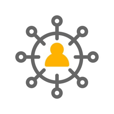 özet vektör illüstrasyon simgesi