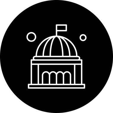 özet vektör illüstrasyon simgesi