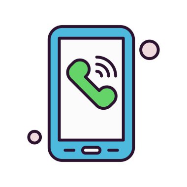  Vektör telefon simgesi illüstrasyonu