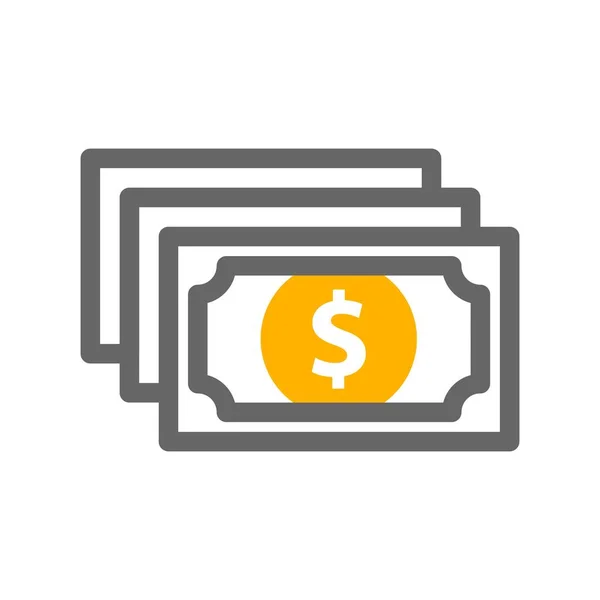 Dollar Icon Vector Illustration — Stock Vector