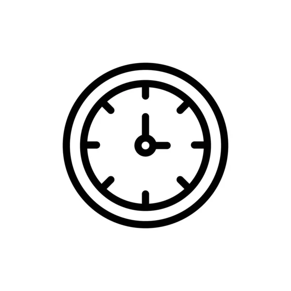 Vector Clock Icon Illustration — Stock Vector