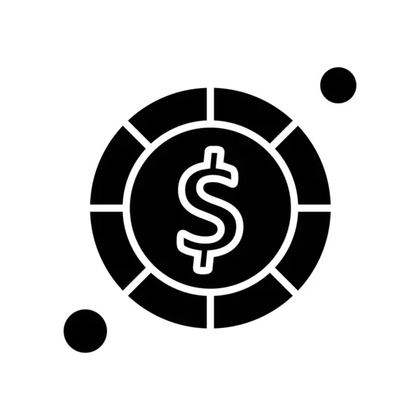 Vector Coin Icon Illustration — Stock Vector