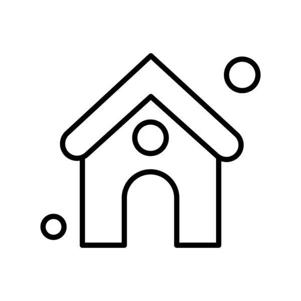 Vecteur Illustration Icône Maison — Image vectorielle