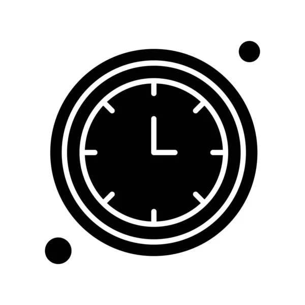 Vector Icono Del Reloj Ilustración — Archivo Imágenes Vectoriales