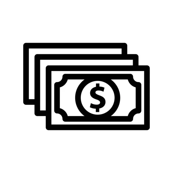 Dollar Icon Vector Illustration — Stock Vector