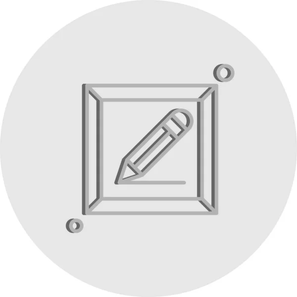 Umrisse Vektor Illustration Symbol — Stockvektor