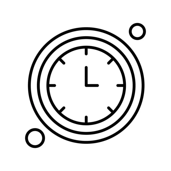 Vetor Ícone Relógio Ilustração — Vetor de Stock
