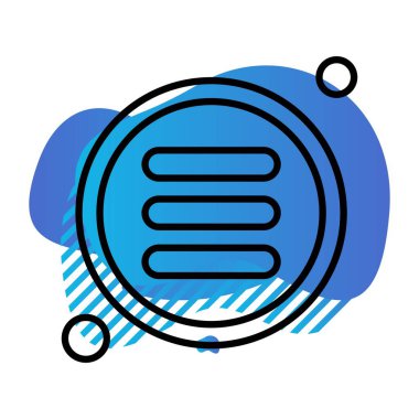 özet vektör illüstrasyon simgesi