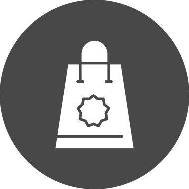 çanta simgesi vektör illüstrasyonu