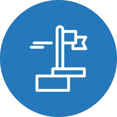 renkli vektör illüstrasyon simgesi