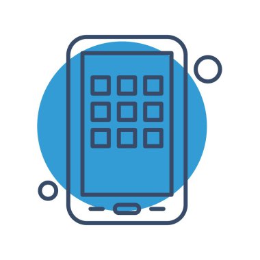 özet vektör illüstrasyon simgesi