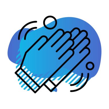 özet vektör illüstrasyon simgesi