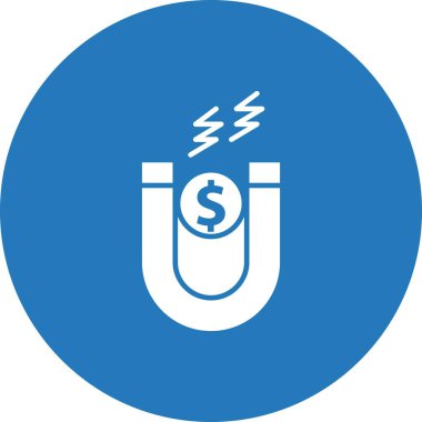 Vektör mıknatıs simgesi çizimi