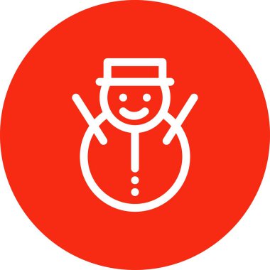 Vektör Kardan Adam simgesi illüstrasyonu