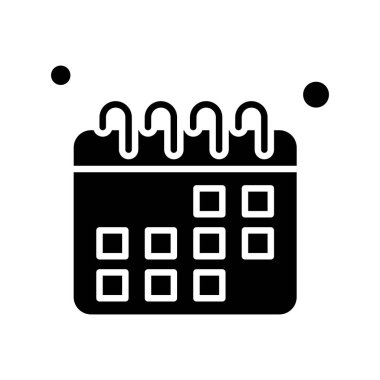 vektör Takvimi Simgesi illüstrasyonu